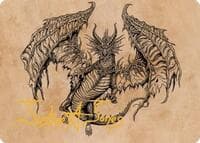 Ganax, Astral Hunter Art Card (Gold-Stamped Signature)