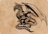 Ancient Silver Dragon Art Card (47/81)