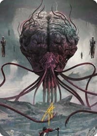 Elder Brain Art Card (Gold-Stamped Signature)