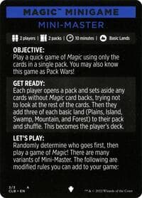 Magic Minigame: Mini-Master