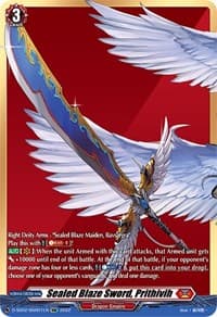 Sealed Blaze Sword, Prithivih (BSR)