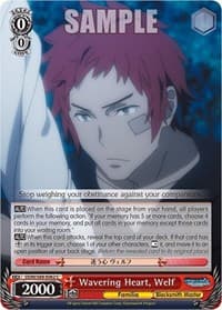 Wavering Heart, Welf