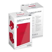 Twin Flip 'n' Tray Xenoskin Monocolor Deck Case - Red (Holds 200+)