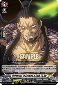 Potential to Exceed a God, Lu Bu