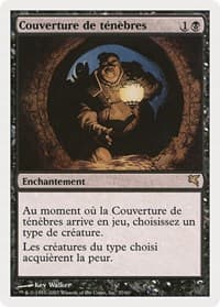 Cover of Darkness (French) - "Couverture de ténèbres"