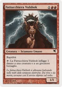 Vulshok Sorcerer (Italian) - "Fattucchiera Vulshok"