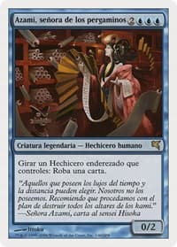 Azami, Lady of Scrolls (Spanish) - "Azami, señora de los pergaminos"
