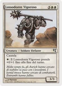 Loxodon Stalwart (Italian) - "Lossodonte Vigoroso"