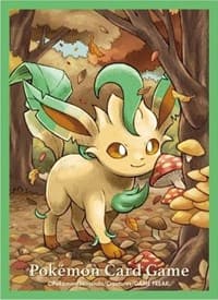 Pokemon TCG: Pokemon Center Japan Exclusive Card Sleeves - Leafeon (64-Pack)