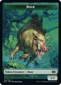 Boar // Spirit (008) Double-Sided Token