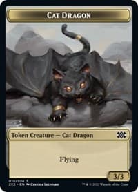 Cat Dragon // Eldrazi Scion Double-Sided Token