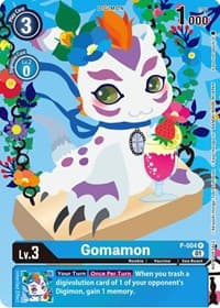 Gomamon - P-004 (Tamer's Card Set 2 Floral Fun)