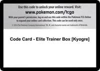 Code Card - Elite Trainer Box [Kyogre]