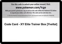 Code Card - XY Elite Trainer Box [Yveltal]
