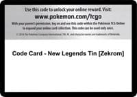 Code Card - New Legends Tin [Zekrom]