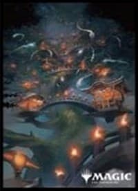Magic: The Gathering Player's Card Sleeve - Kamigawa: Neon Dynasty Boseiju, Who Endures (80-Pack)