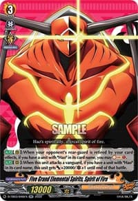 Five Grand Elemental spirits, Spirit of Fire