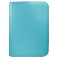 Vivid 4-Pocket Zippered PRO-Binder - Light Blue