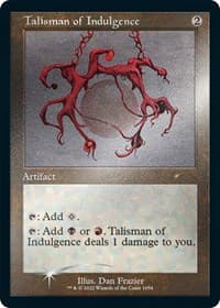 Talisman of Indulgence (Retro Frame) (Foil Etched)
