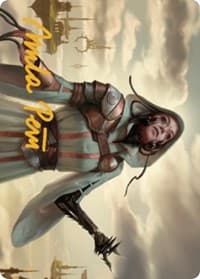 Phyrexian Missionary Art Card (Gold-Stamped Signature)