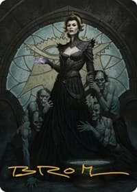 Liliana of the Veil Art Card (Gold-Stamped Signature)