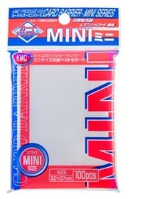 KMC Card Barrier - 100 - Mini Clear (100-Pack)