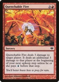 Quenchable Fire