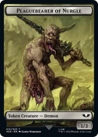 Plaguebearer of Nurgle // Spawn Double-Sided Token (Surge Foil)