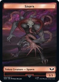 Spawn // Astartes Warrior (012) Double-Sided Token (Surge Foil)