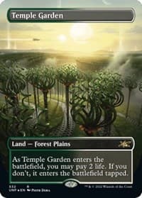 Temple Garden (Borderless) (Galaxy Foil)