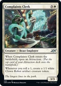 Complaints Clerk (Galaxy Foil)