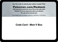 Code Card - Mew V Box