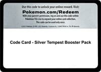 Code Card - Silver Tempest Booster Pack