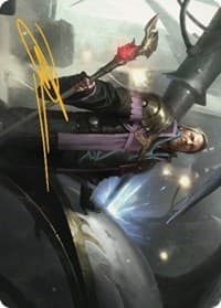 Urza, Prince of Kroog Art Card (Gold-Stamped Signature)