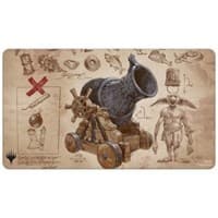 The Brothers' War Schematic Art Goblin Charbelcher Playmat for Magic: The Gathering