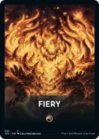 Fiery Theme Card
