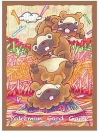 Pokemon TCG: Pokemon Center Japan Exclusive Card Sleeves - Bidoof (64-Pack)