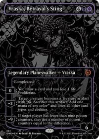 Vraska, Betrayal's Sting (Oil Slick Raised Foil)