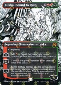 Lukka, Bound to Ruin (Borderless) (Step-And-Compleat Foil)