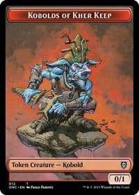 Kobolds of Kher Keep // Dragon Double-Sided Token