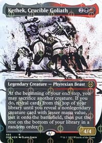 Kethek, Crucible Goliath (Showcase) (Step-and-Compleat Foil)