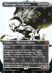 Phyrexian Vindicator (Showcase) (Step-and-Compleat Foil)