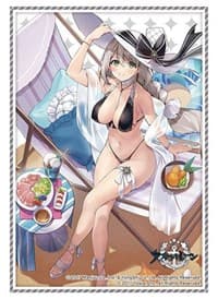 Bushiroad Sleeve Collection HG Vol. 3417: Azur Lane - Aquila Sardegnian Shallows and Sunshine (75-Pack)