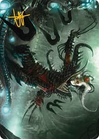 Vraan, Executioner Thane Art Card (Gold-Stamped Signature)