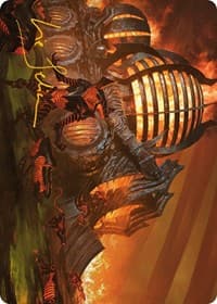 Urabrask's Forge Art Card (Gold-Stamped Signature)