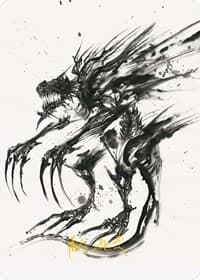 Phyrexian Obliterator Art Card (Gold-Stamped Signature)