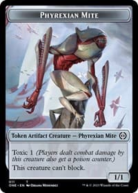 Phyrexian Mite (011) // Samurai Double-sided Token