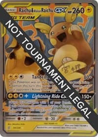 Raichu & Alolan Raichu GX - 2019 (Haruki Miyamoto)