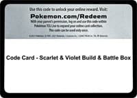 Code Card - Scarlet & Violet Build & Battle Box