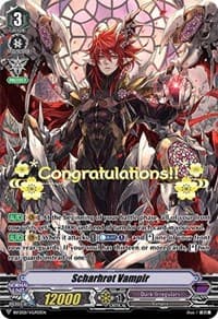 Scharhrot Vampir (Congratulations Hot Stamp)